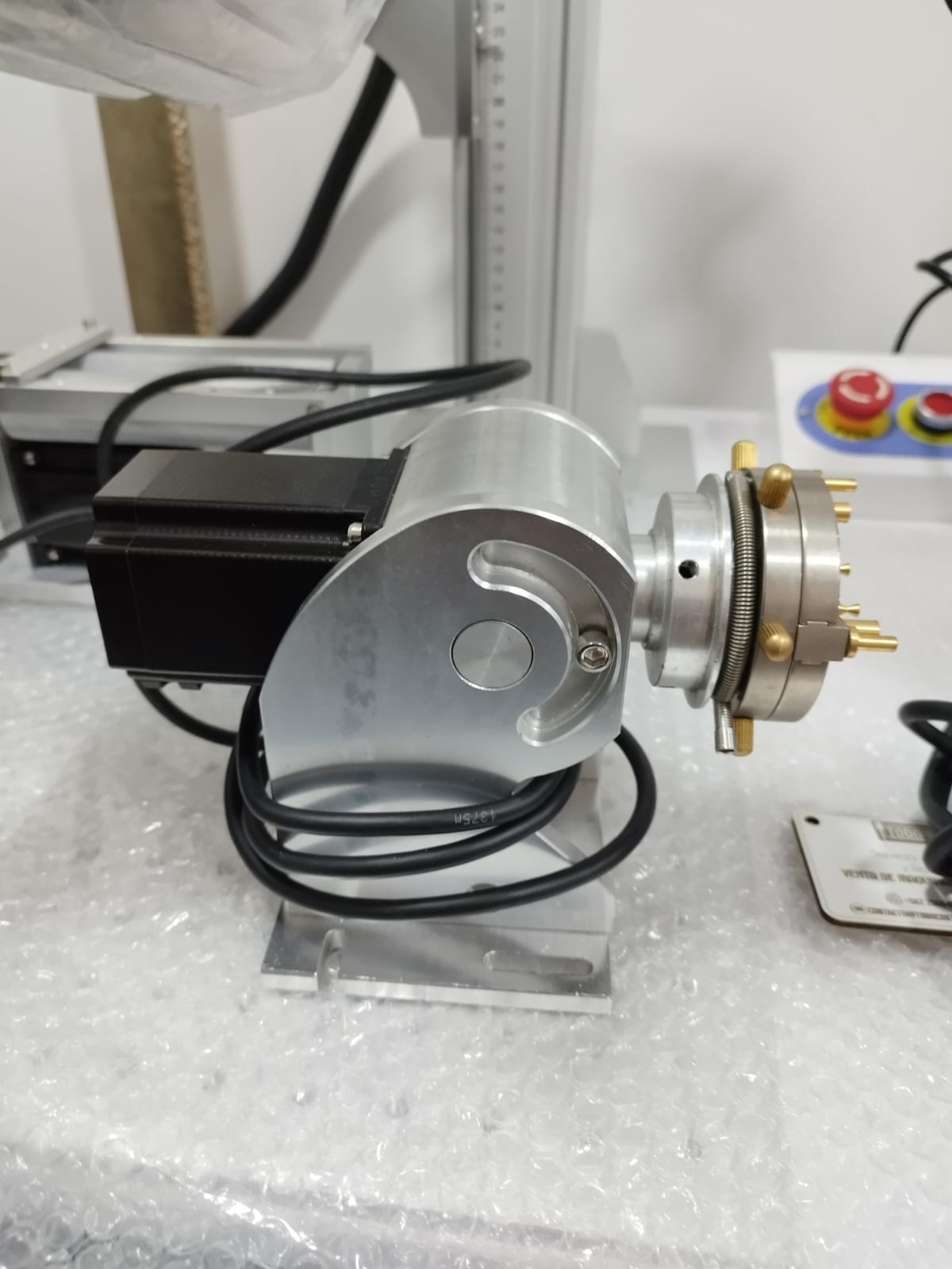 DISPOSITIVO ROTATIVO DE JOYERIA PARA MAQUINAS LASER FIBRA OPTICA Y UV