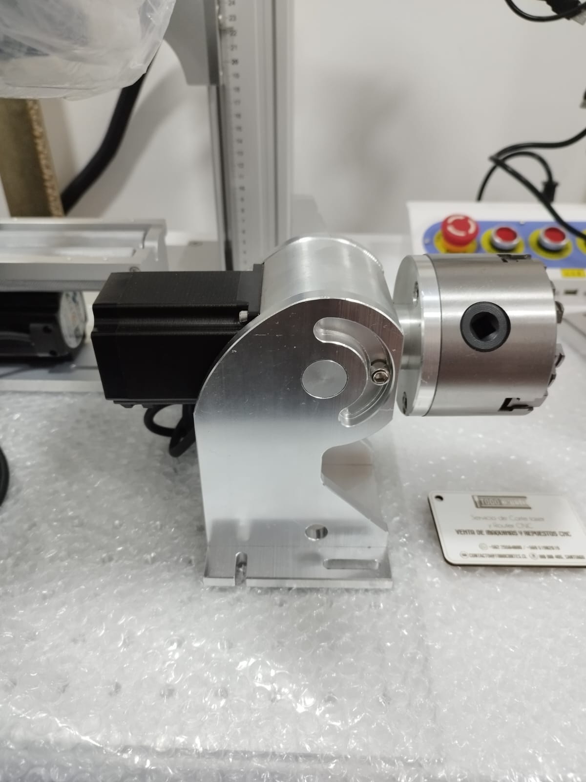 DISPOSITIVO ROTATIVO ESTANDAR PARA MAQUINAS LASER FIBRA OPTICA Y UV