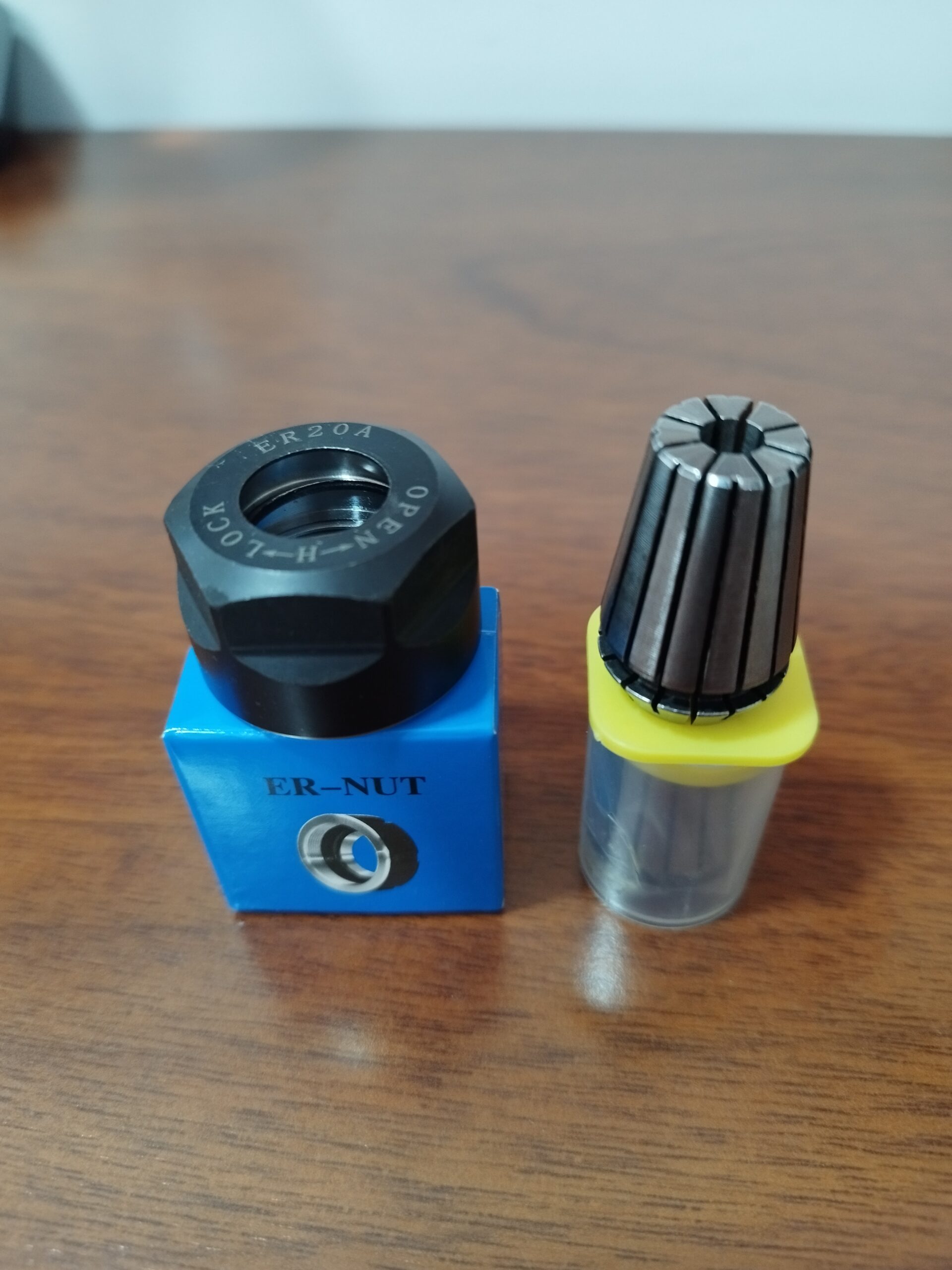 PACK COLLET ER20 PARA FRESA DE 6MM Y TUERCA DE SUJECION ER20A PARA ROUTER CNC