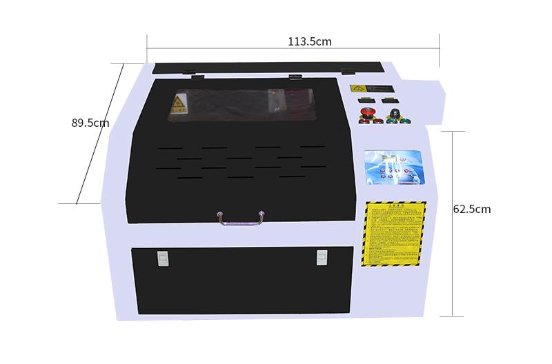 MAQUINA DE CORTE Y GRABADO LÁSER CNC 400X400MM 50W CON SISTEMA RUIDA 6445 Y CHILLER CW-3000 - Imagen 23