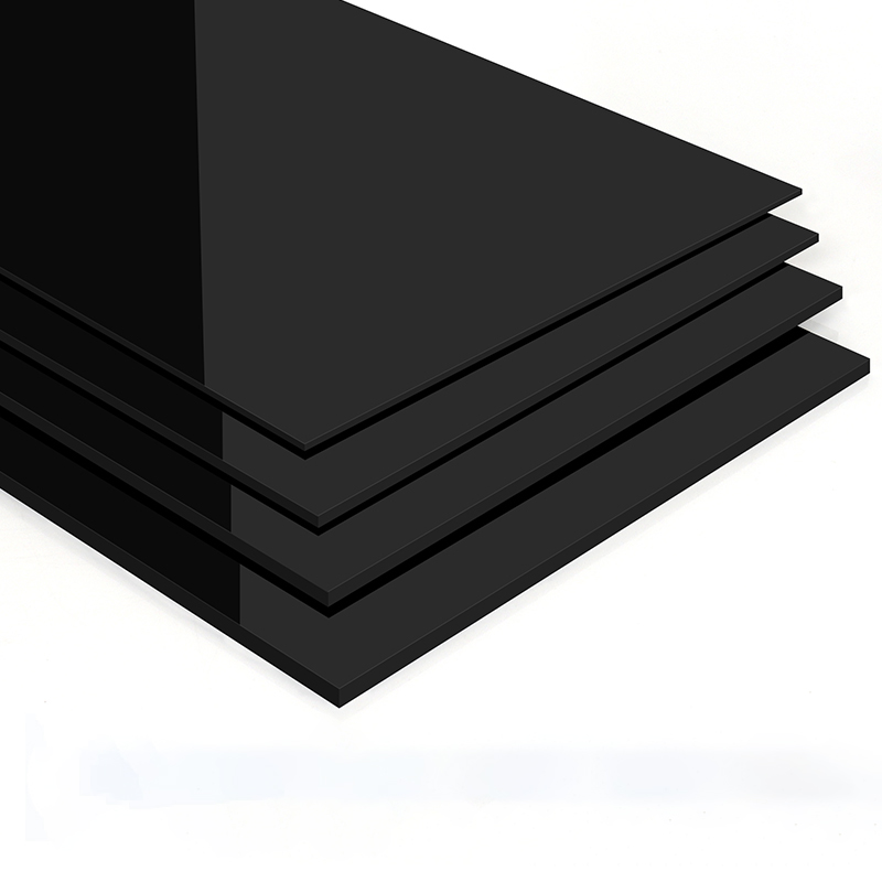 PLANCHAS DE ACRÍLICO COLOR NEGRO EN DISTINTOS FORMATOS Y ESPESORES