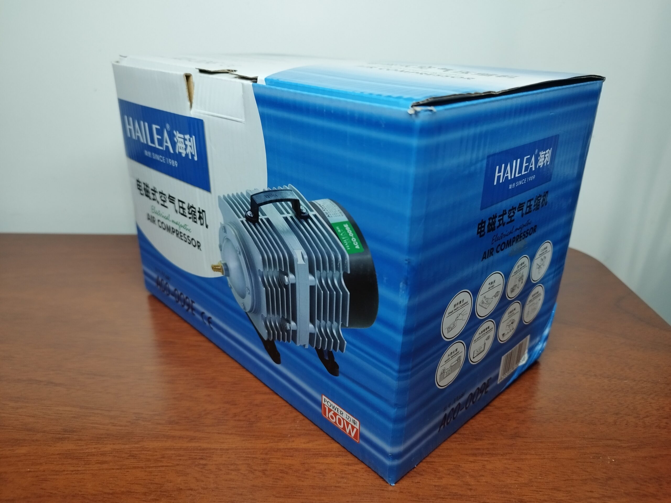 COMPRESOR DE AIRE ELECTROMAGNETICO 160W ACO-009E - Imagen 2