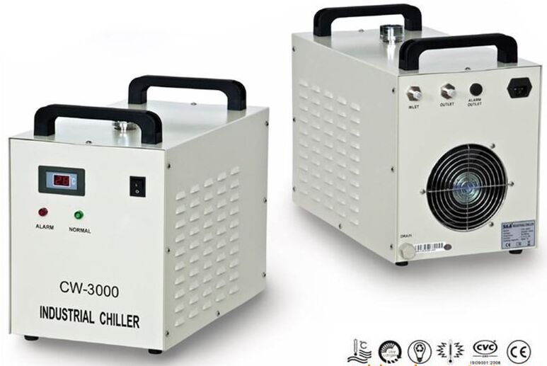 MAQUINA DE CORTE Y GRABADO LÁSER CNC 400X400MM 50W CON SISTEMA RUIDA 6445 Y CHILLER CW-3000 - Imagen 24