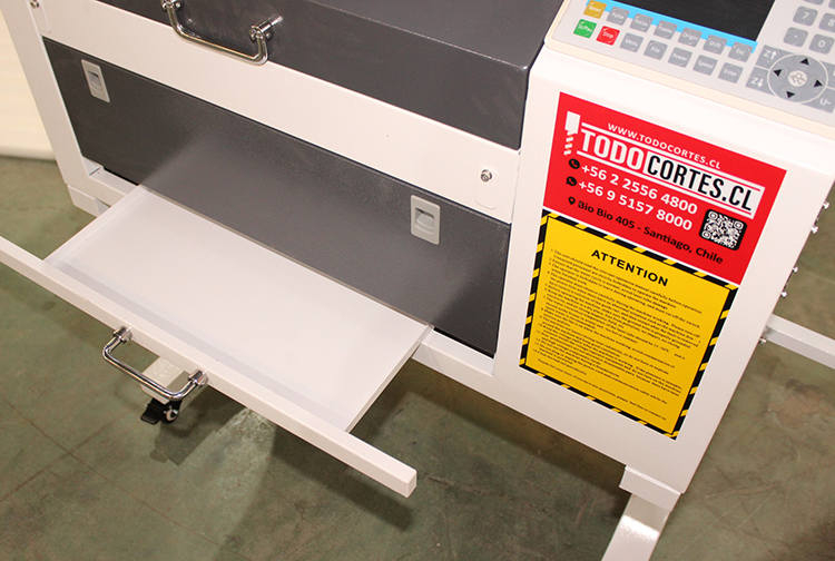 MAQUINA DE CORTE Y GRABADO LÁSER CNC 400X400MM 50W CON SISTEMA RUIDA 6445 Y CHILLER CW-3000 - Imagen 13