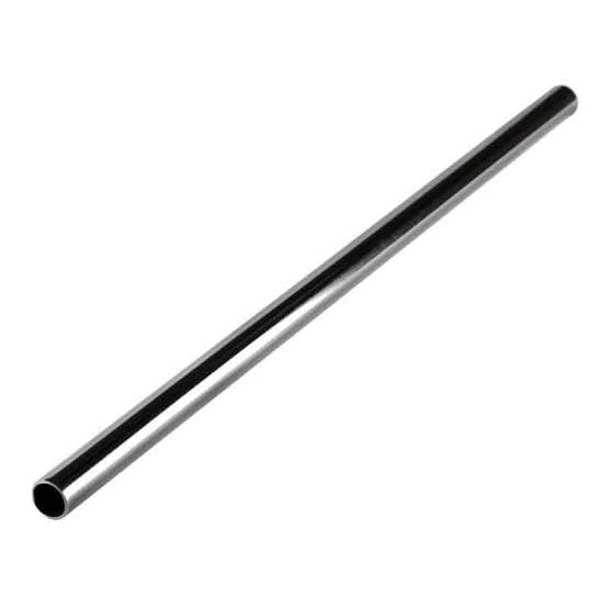 TUBO METALICO CROMADO PARA SOPORTE DE PLOTTER DE IMPRESION 2.4 MTS DE LARGO - Imagen 2