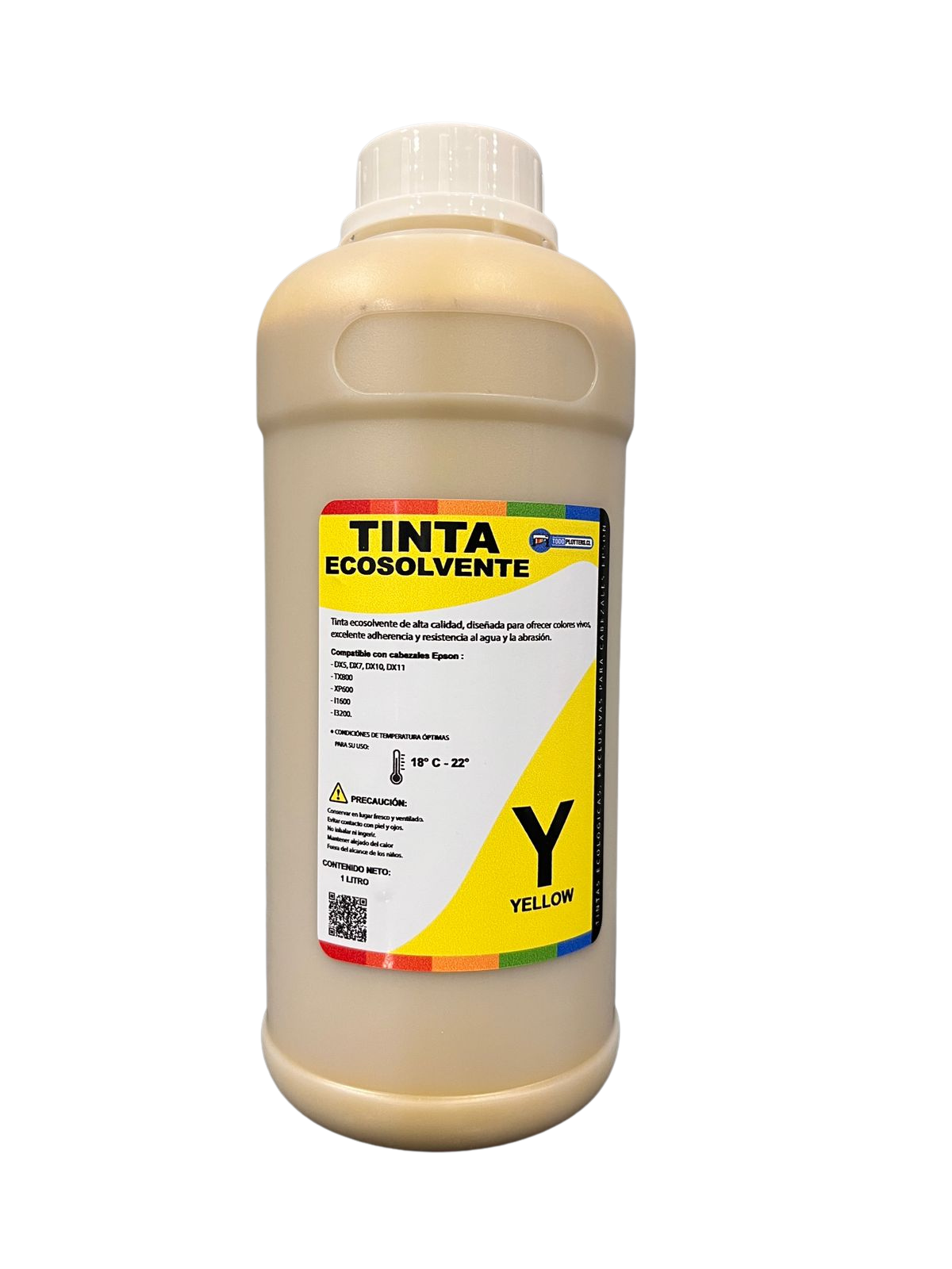 PACK 4 TINTAS ECOSOLVENTE 1LT 1000 ML PARA CABEZALES EPSON XP600/I3200 - Imagen 5