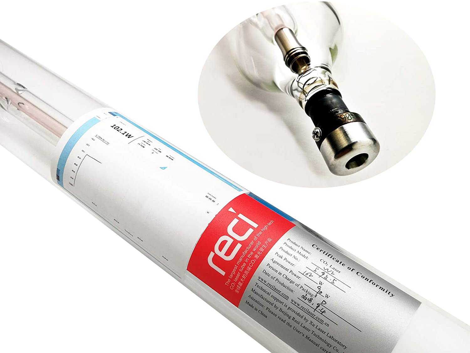 TUBO LASER CO2 RECI W6 130-150W - Imagen 2